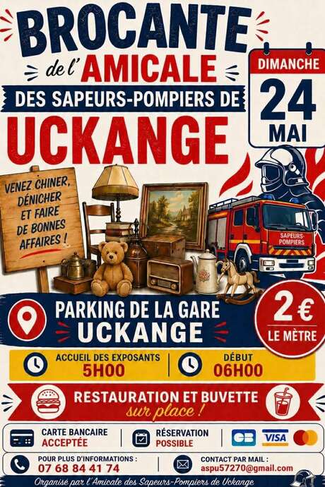 BROCANTE de l’AMICALE DES SAPEURS-POMPIERS