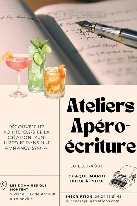 Ateliers apéro-écriture
