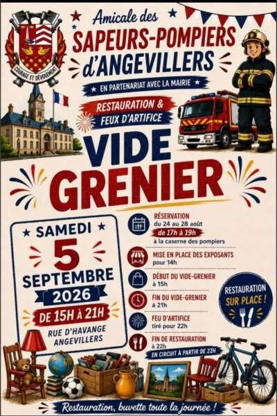 Vide-grenier de l'Amicale des Sapeurs-Pompiers
