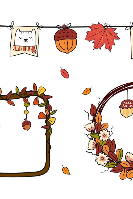 Décorations d'automne