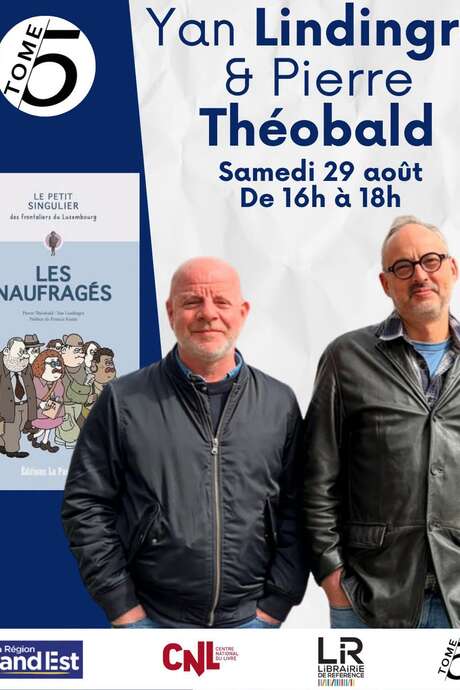 Dédicace  Yan Lindingre et Pierre Théobald