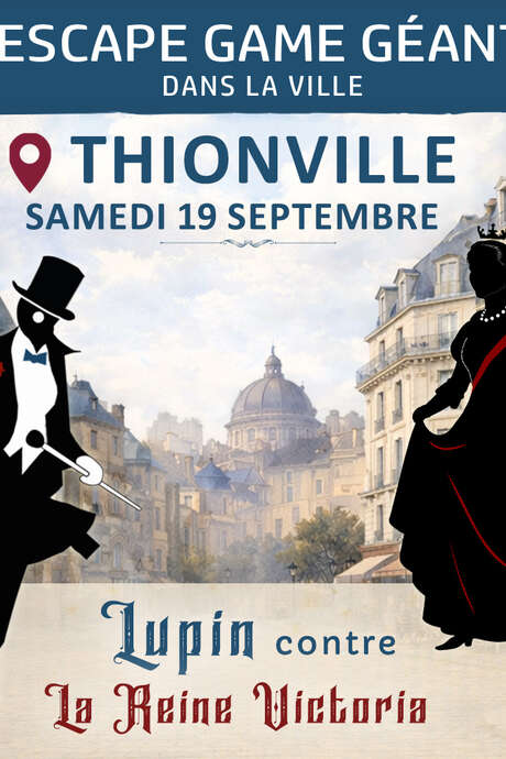 Escape game géant Lupin dans la ville