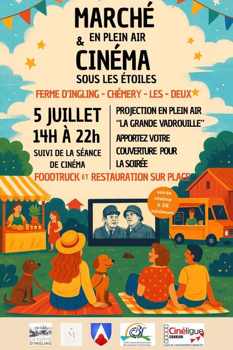 Soirée cinéma à Chémery-les-Deux