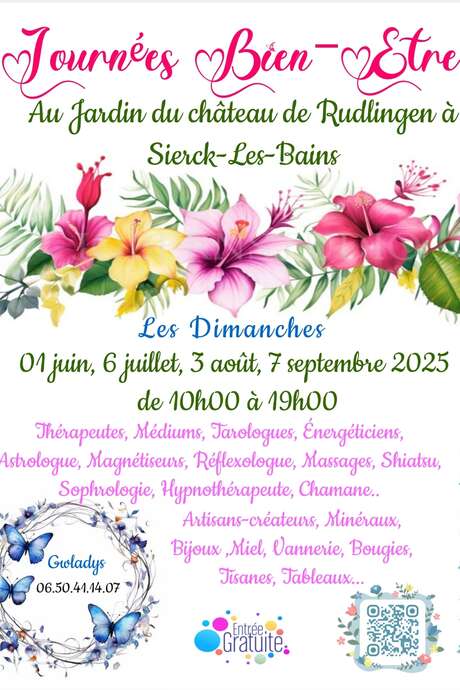 Journée bien-être au jardin du château de Rudlingen à Sierck-les-Bains