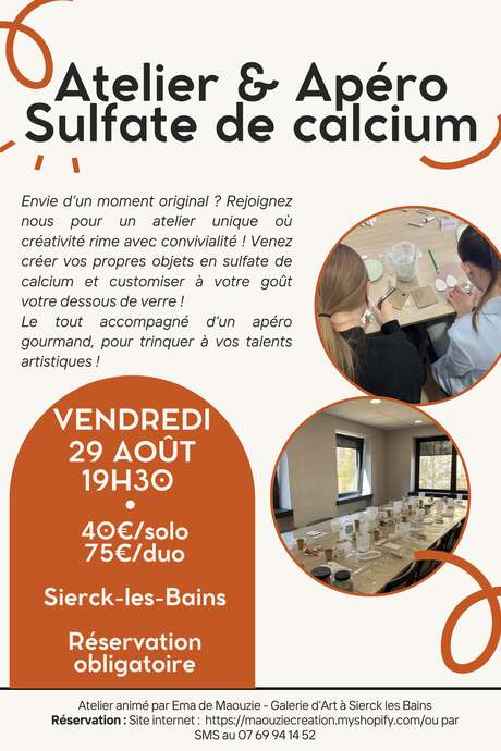 Atelier et apéro de Maouzie