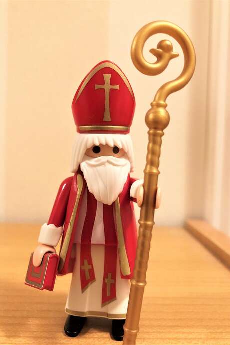 Saint Nicolas au marché de noël de Sierck