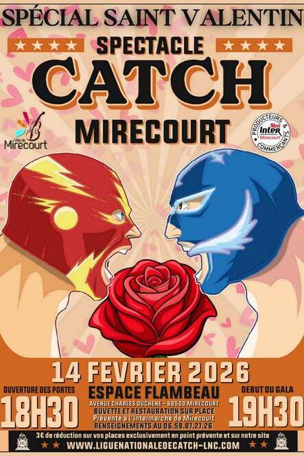 Gala de catch spécial Saint-Valentin