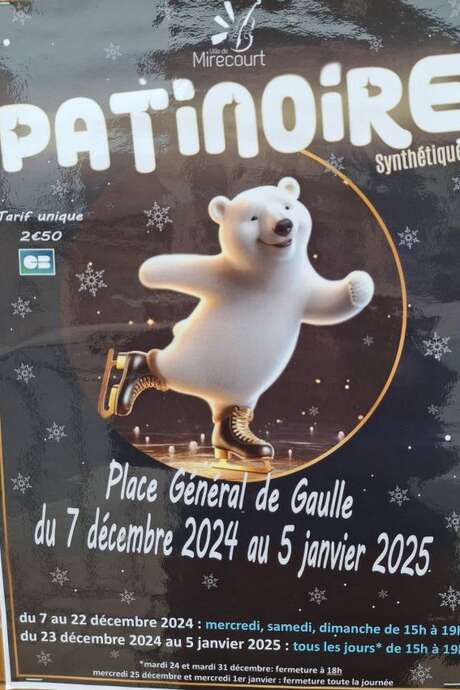 PATINOIRE DE NOËL EN PLEIN AIR