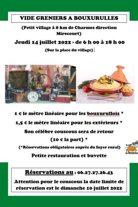 VIDE GRENIER VIDE GRENIER