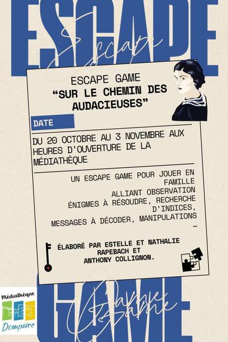 Escape Game sur le chemin des audacieuses
