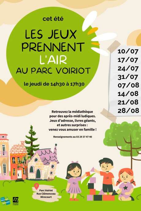 Les jeux prennent l’air