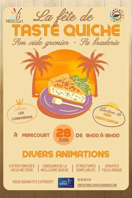Fête de la Taste Quiche et braderie
