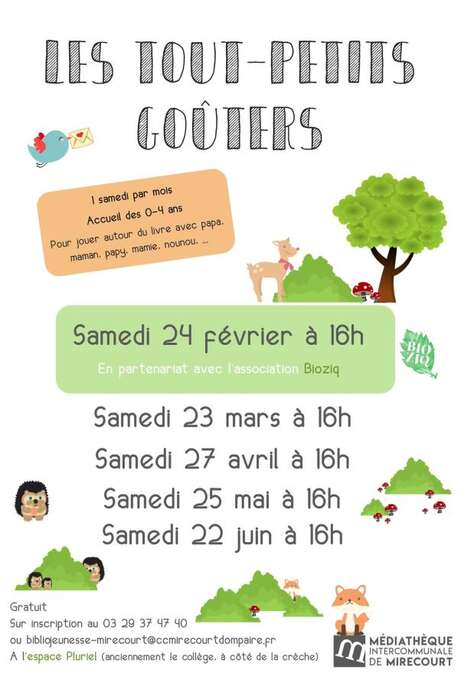 LES TOUT PETITS GOÛTERS