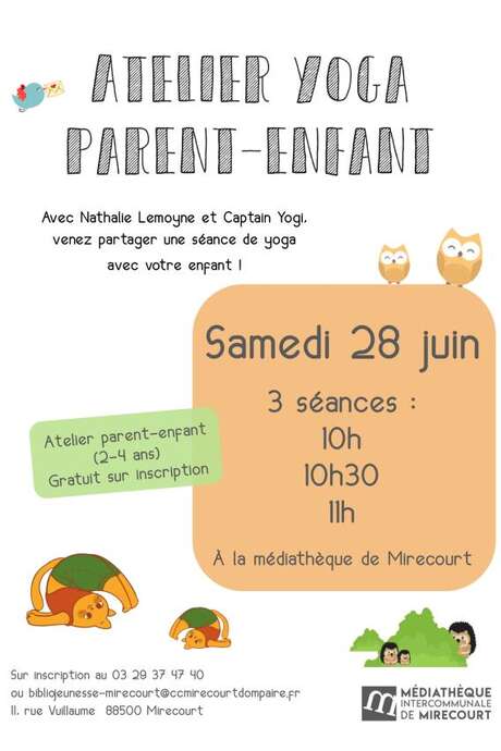 Atelier parent enfant - Yoga