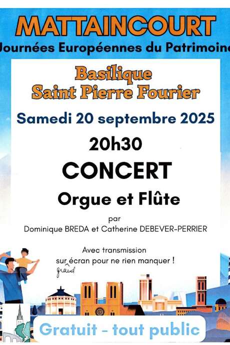 Journées européennes du patrimoine - concert Orgue et flûte