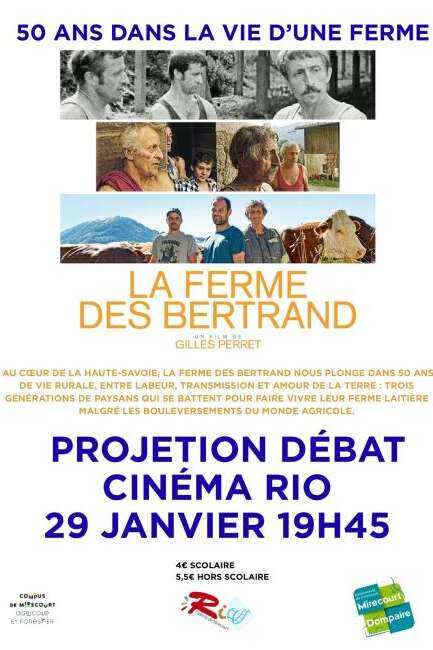 Projection - débat La ferme des Bertrand
