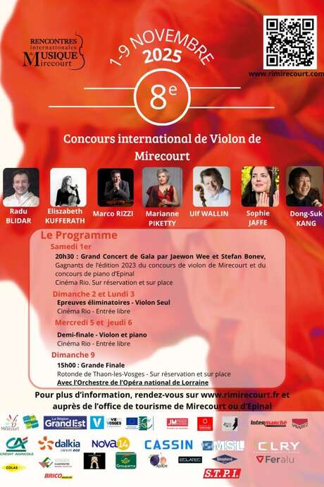 Concours International de violon de Mirecourt - Finale à la Rotonde de Thaon les Vosges