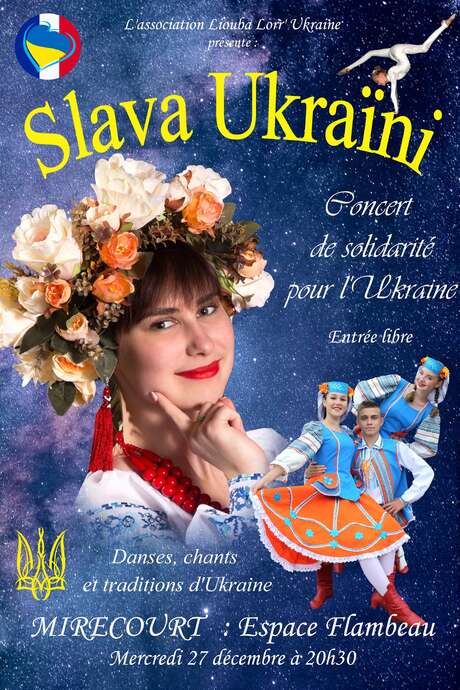 CONCERT POUR L'UKRAINE-SLAVA UKAINI