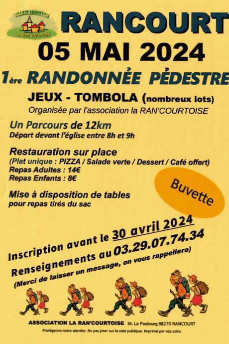 RANDONNÉE PÉDESTRE RANCOURT