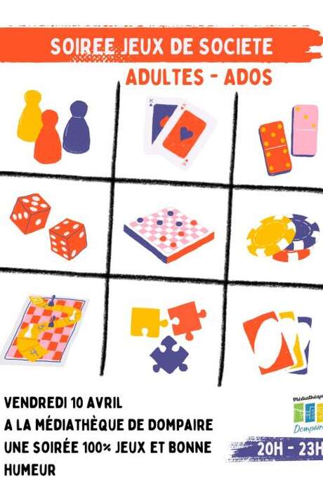 Soirée jeux de société