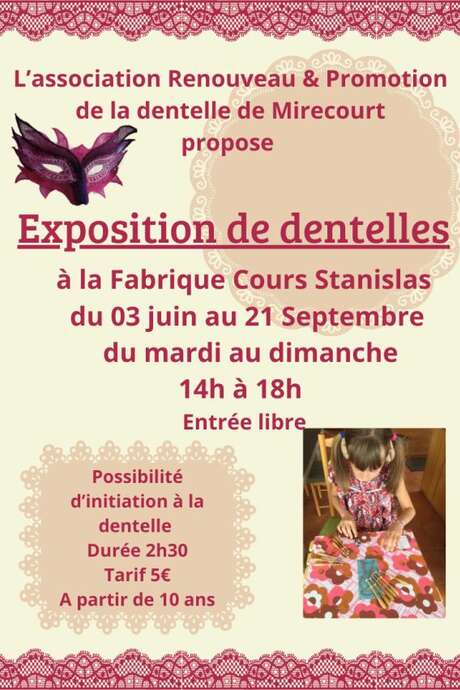 Exposition de dentelles