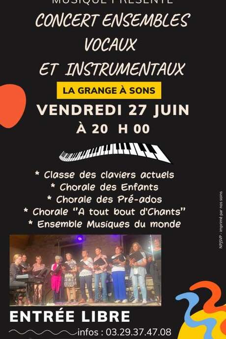 Concert - ensembles vocaux et instrumentaux