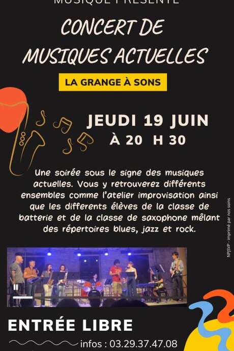 Concert - musiques actuelles