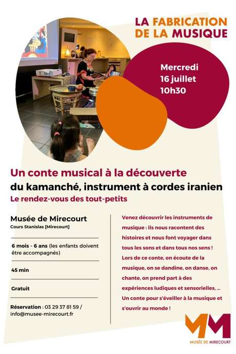 Les rendez-vous des tout-petits - conte musical à la découverte du kamanché