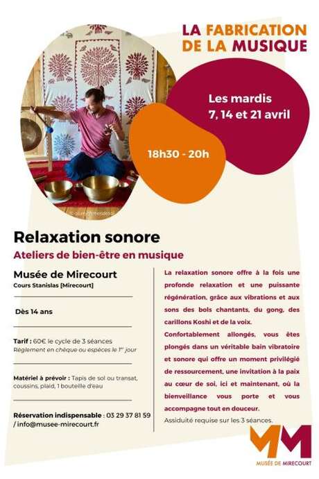 Relaxation sonore - Ateliers de bien-être en musique