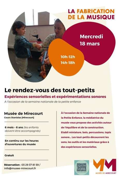 Semaine nationale de la petite enfance - le musée des tout-petits