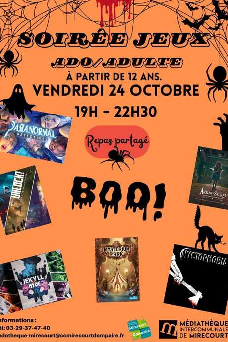 Soirée jeux Soirée jeux