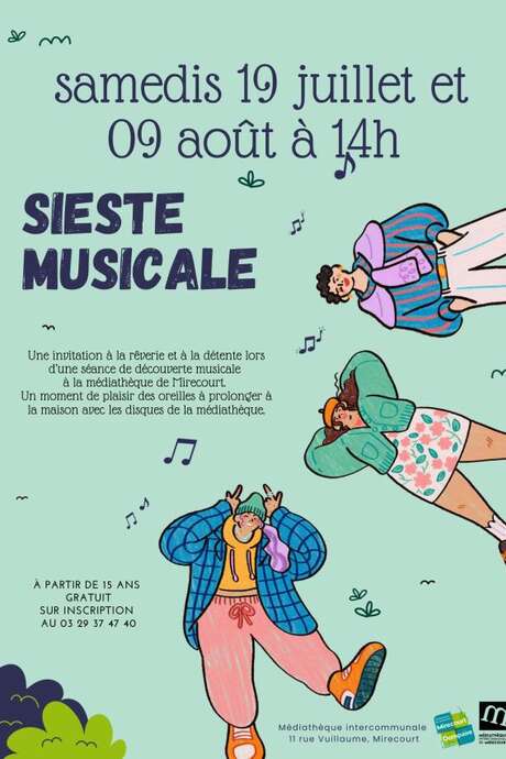 Sieste littéraire et musicale
