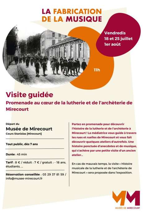 Promenade au cœur de la lutherie et de l'archèterie de Mirecourt