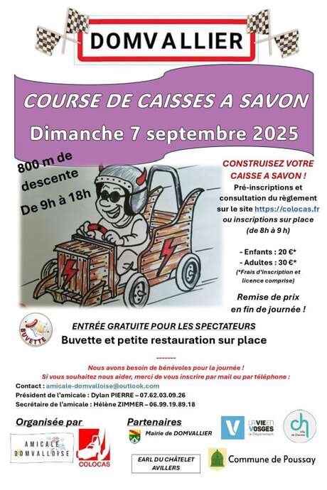 Course de caisse à savon