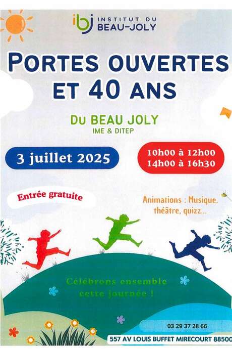 Portes Ouvertes de l'institut du Beau-Joly