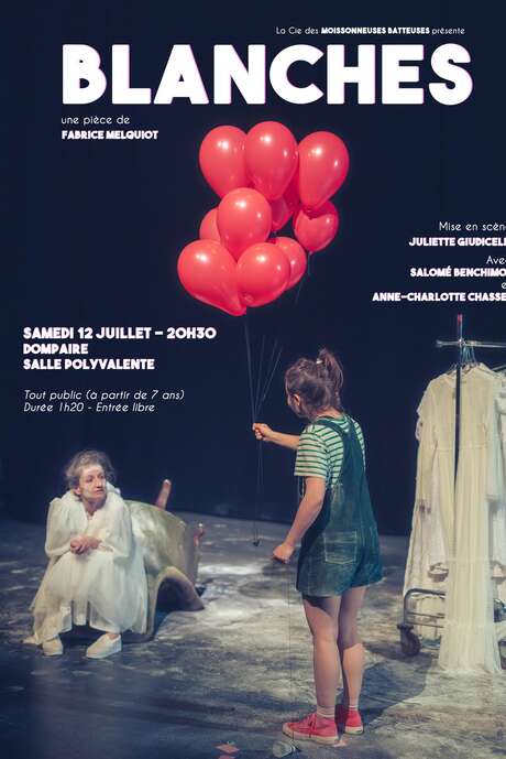 Spectacle théâtre blanches