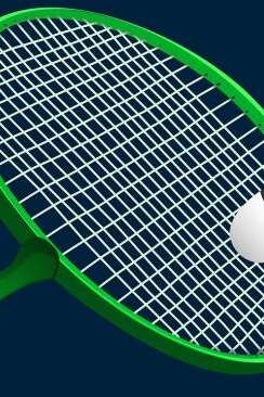 Ambiance tes vacances été - badminton