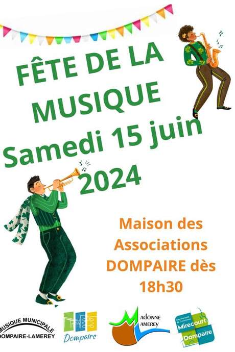 LA FÊTE DE LA MUSIQUE : CONCERT PAR LA MUSIQUE MUNICIPALE DOMPAIRE/LAMEREY