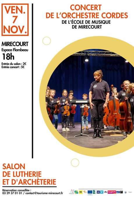 Salon de lutherie et d'archèterie de Mirecourt - Concert de l’Orchestre Cordes de l’École de Musique