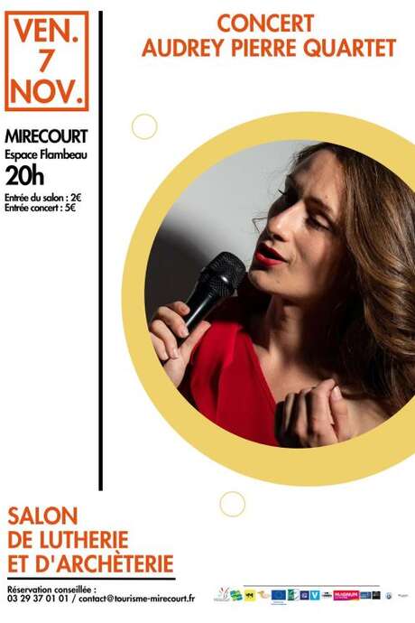 Salon de lutherie et d'archèterie de Mirecourt - Concert Audrey Pierre Quartet