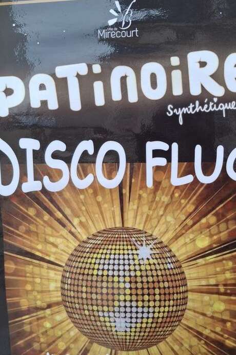 Soirée disco fluo à la patinoire de Noël