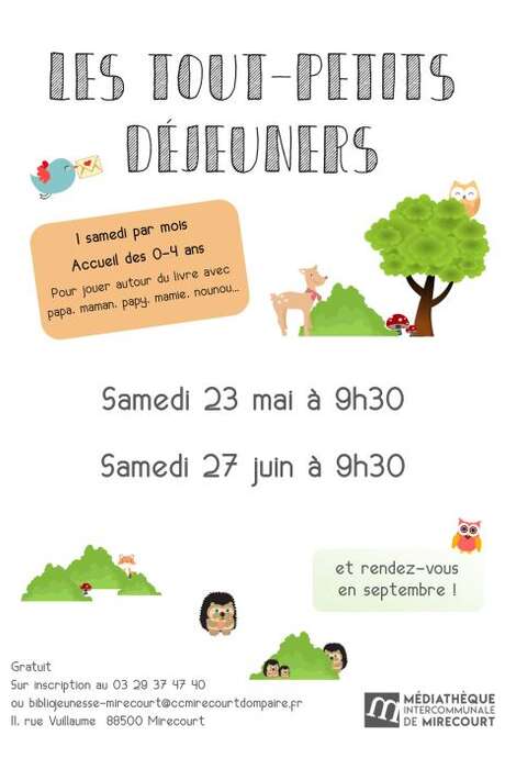 Les tout-petits déjeuners