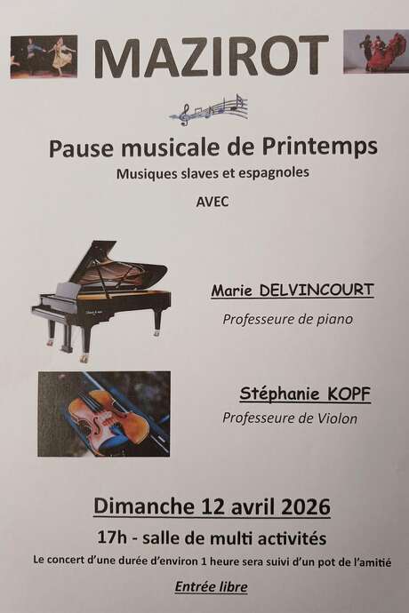 Concert Pause musicale de Printemps