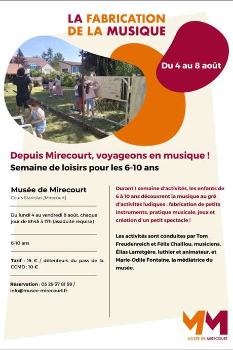 Semaine loisirs - depuis Mirecourt voyageons en musique