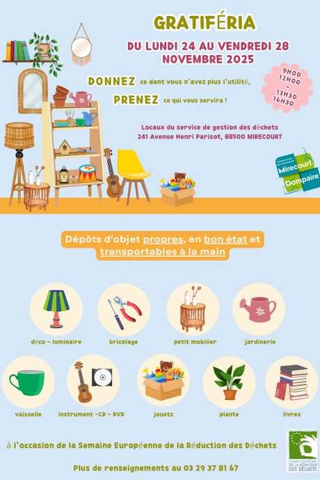 Grafitéria à l'occasion de la semaine européenne de réduction des déchets