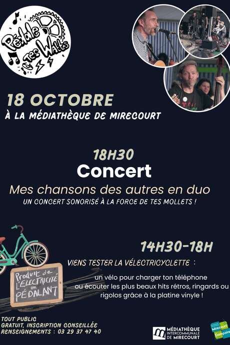 Concert Pédale tes watts