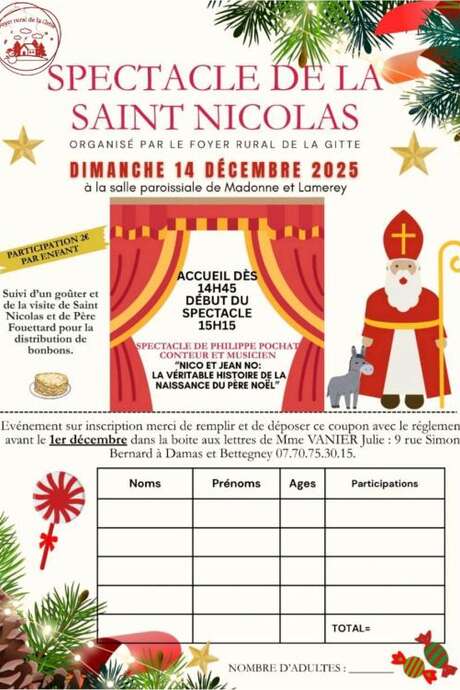 Spectacle de la Saint-Nicolas