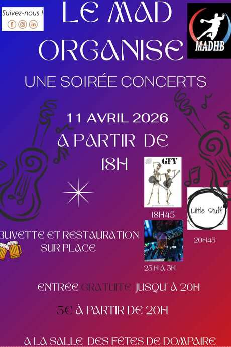 Soirée Concerts du MAD