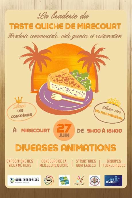 Braderie de la Taste Quiche de Mirecourt