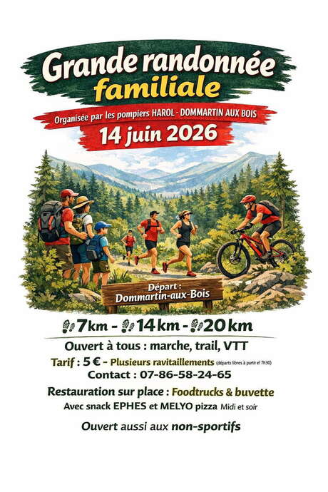 Grande Randonnée Familiale - marche trail VTT